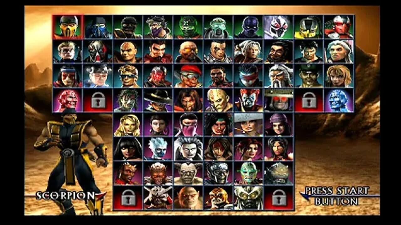 Mortal Kombat Armageddon PS2 Scorpion Playthrough 14/06/23
