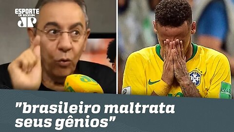 Flavio volta a defender NEYMAR: "brasileiro maltrata seus gênios"