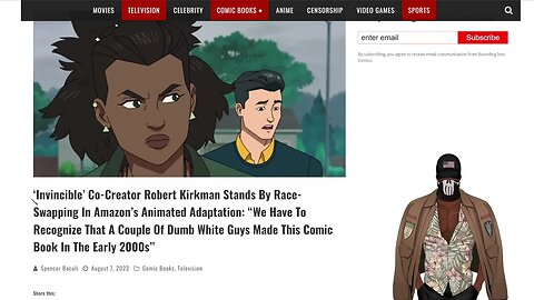 INVINCIBLE'S CO-CREATOR STANDS BY RACE SWAPED CHARACTERS, DESPITE FANS BAD RESPONSE.