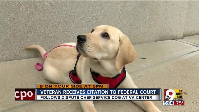 Veteran receives federal citation after service dog dispute