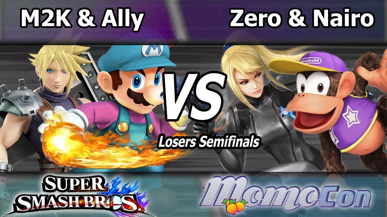 FOX MVG|Mew2King & C9|Ally vs. TSM|Zero & NRG|Nairo - Wii U Doubles Losers Semis - Momocon 2017