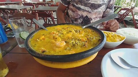 Delicious moqueca in Salvador, Bahia, Brazil