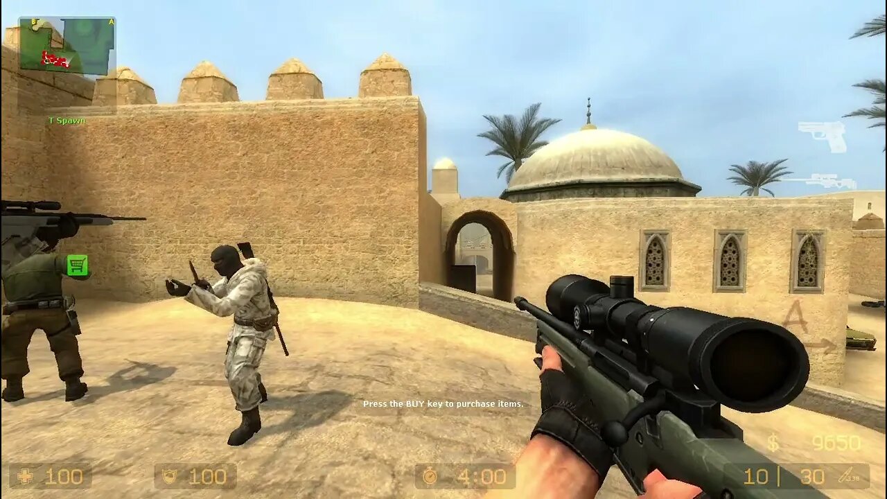 Counter Strike Source Dust 2 Bots #44 Only Sniper Rifles