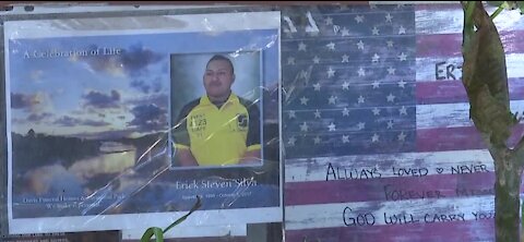 Honoring security guard Erik Silva, who died in 1 October