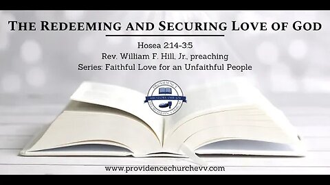 The Redeeming and Securing Love of God