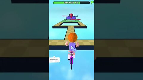 Obby But You’re on a Bike! (18) #gameplay #roblox #question