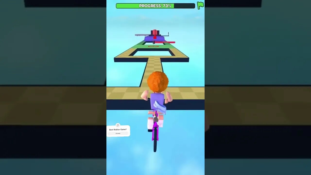 Obby But You’re on a Bike! (18) #gameplay #roblox #question