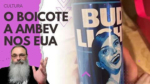BUDWEISER, cerveja da AMBEV nos EUA, perde 5 BI de VALOR por COMERCIAL com TRANS FAMOSA do TIK TOK