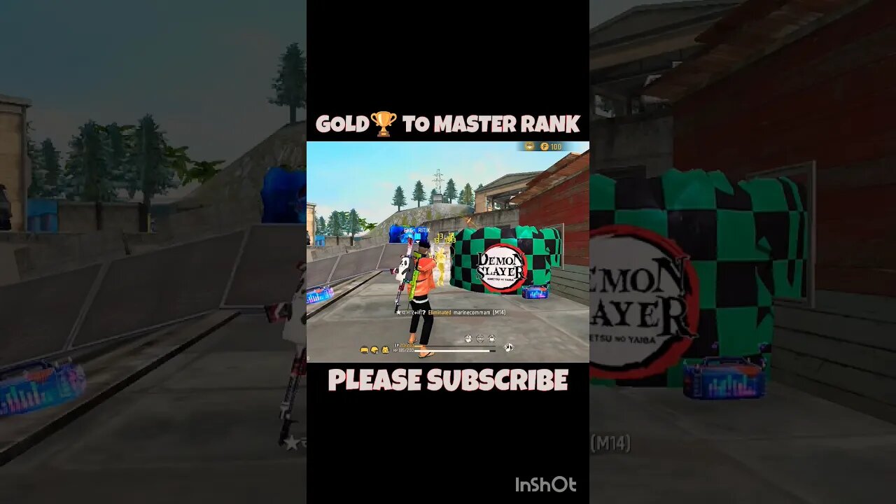 GLOD TO MASTER RANK PUSH FOR TOP 1 #shorts #freefire #fkgritik #fkg #ffshorts