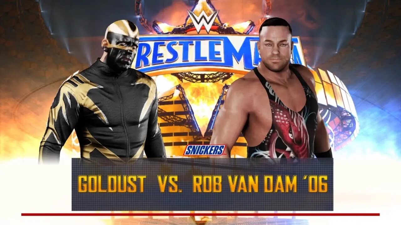 Goldust vs Rob Van Dam