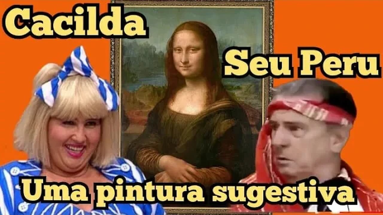 Escolinha do Professor Raimundo; Dona Cacilda, a pintura sugestiva 😂😂