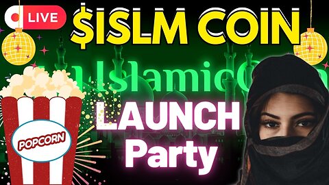 🍿 Islamic Coin Launch Party! Listing on Kucoin with Live Price Feed & commentary