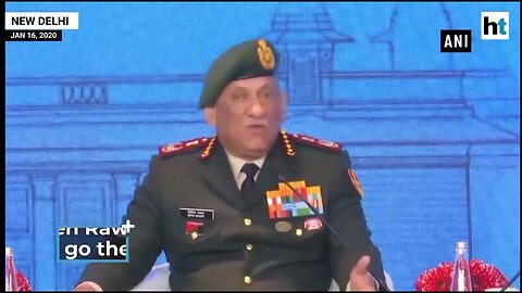 Late Indian Army COAS Views On Terrorism