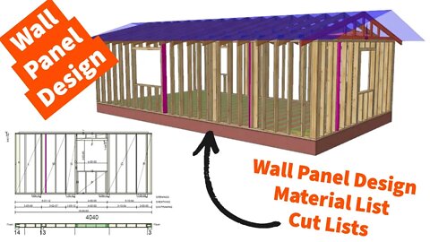 How to design wall panels, the best way to save material. Part 13