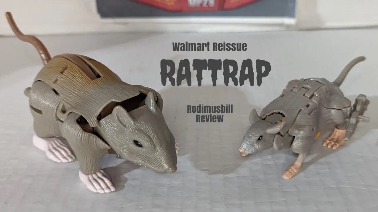 Walmart Reissue RATTRAP Transformers Beast Wars Figure - A Rodimusbill Review