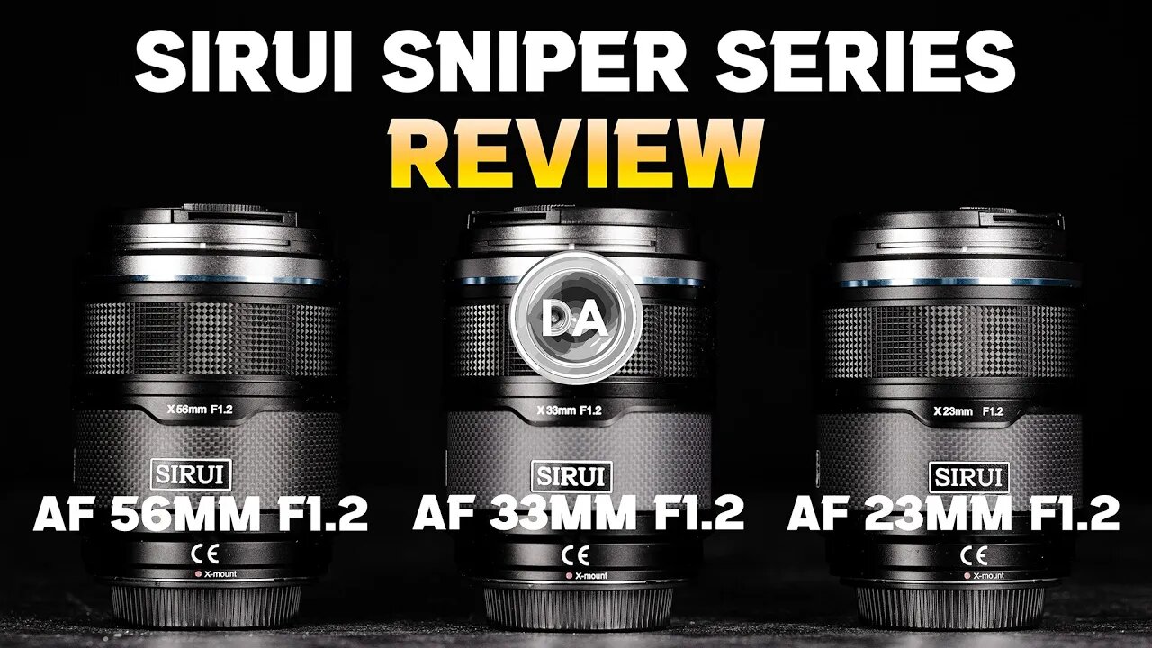 Sirui Sniper Series (23mm, 33mm, and 56mm F1.2) Review for Fuji X, Nikon Z, and Sony E