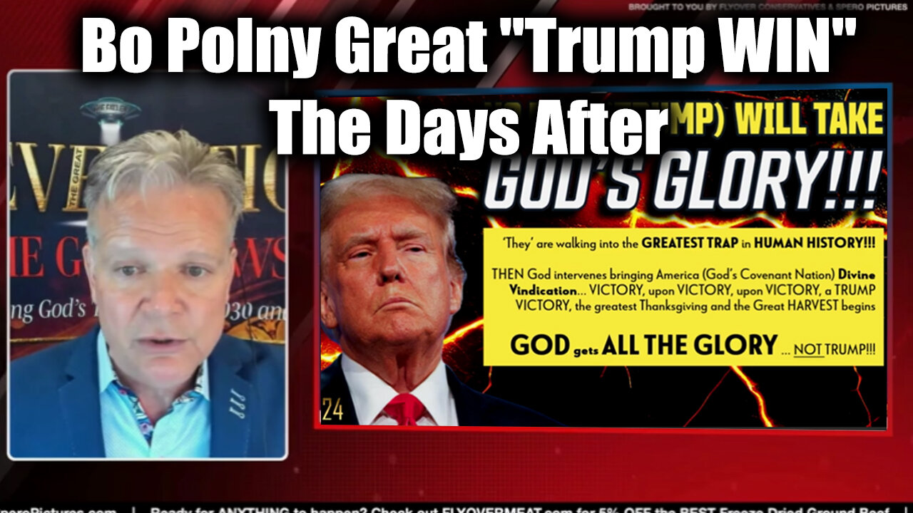 Bo Polny Great "Trump WIN" - The Days After