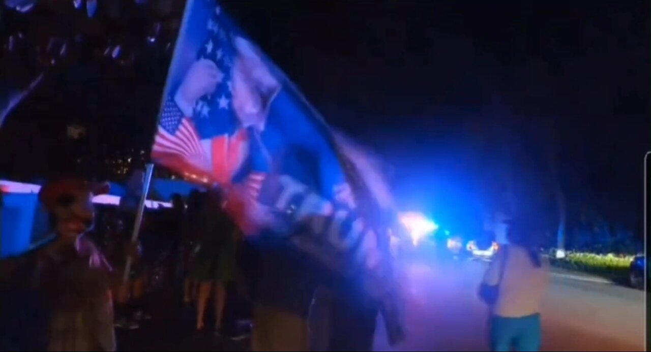 Trump Supporters Gather Outside Mar-A-Lago