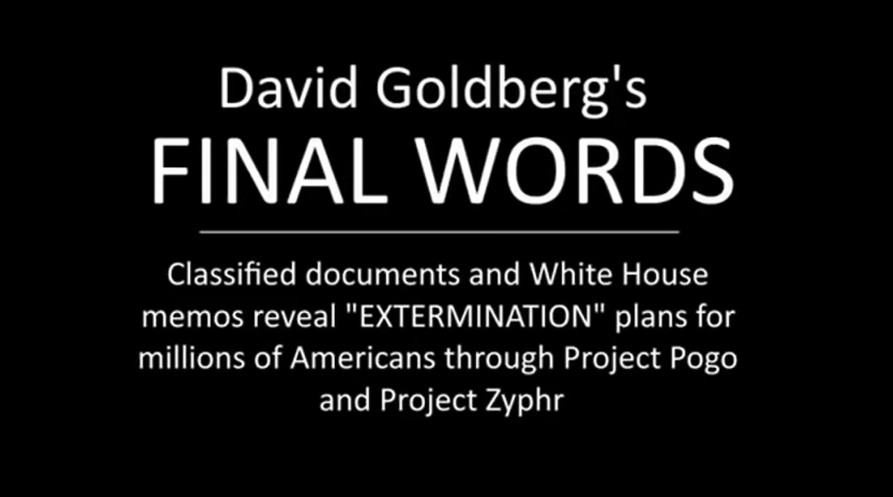 David Goldberg's final words