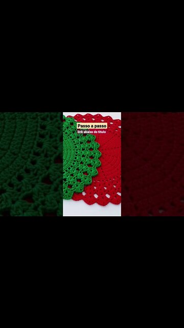 Sousplat natalino - americano natalino - decoração de natal