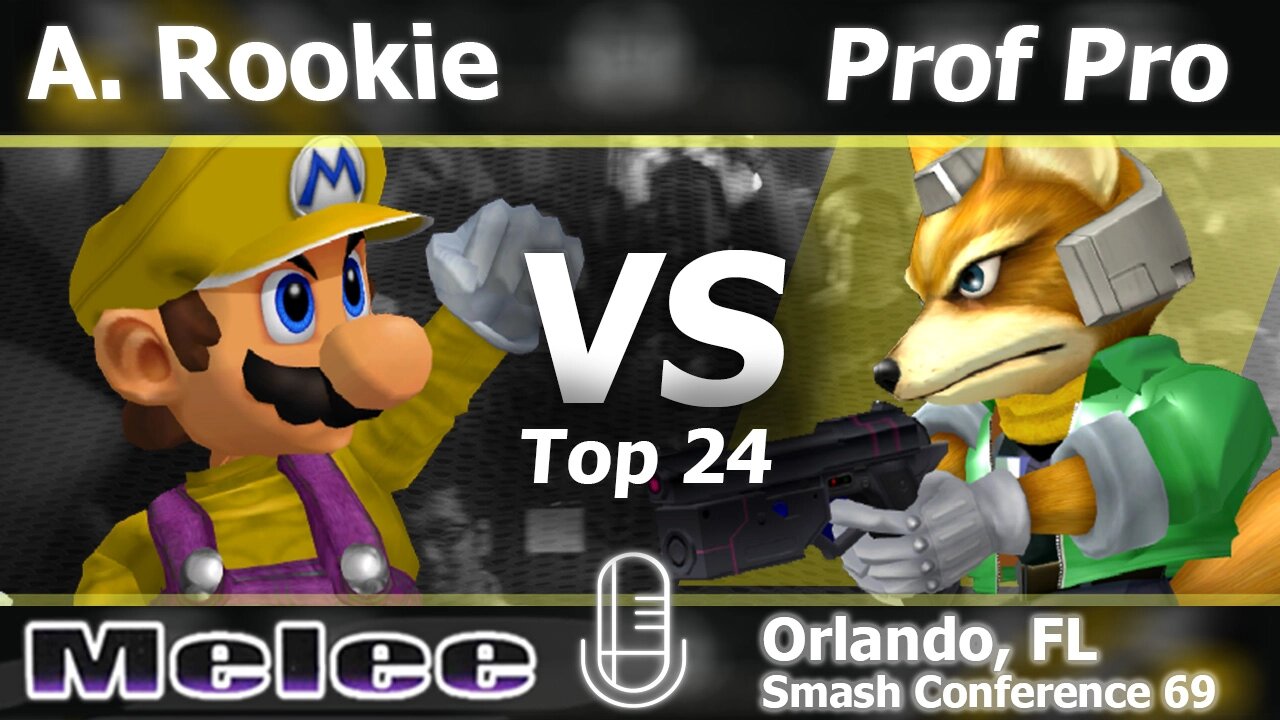 SFS|A. Rookie (Mario) vs. Professor Pro (Fox) - Melee Top 24 - SC:69