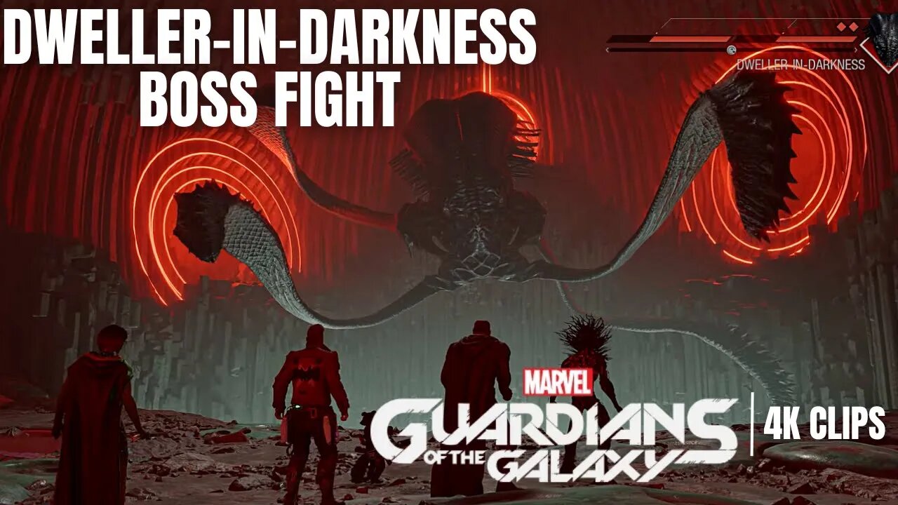 Lady Hellbender & Dweller-In-Darkness Boss Fight | Guardians of the Galaxy 4K Clips