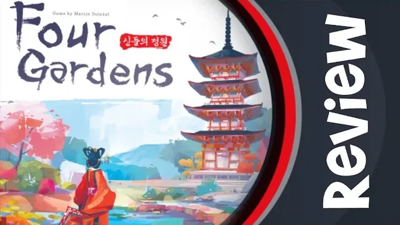Four Gardens Board Game Review + How To Play (Arcane Wonders 2020)
