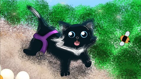 Speed Paint In Procreate: Kitty Trail