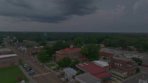 Bolivar, TN - Traffic and Storm Cloud Timelapse