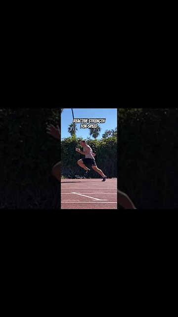 Reactive strength for sprinting 💪🏽 #speedtraining #strengthtraining
