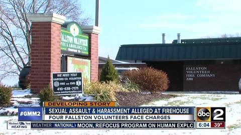 Sexual assault & harassment alleged at firehouse