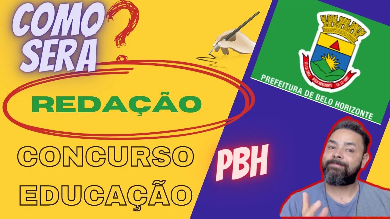 Redação no concurso da PBH