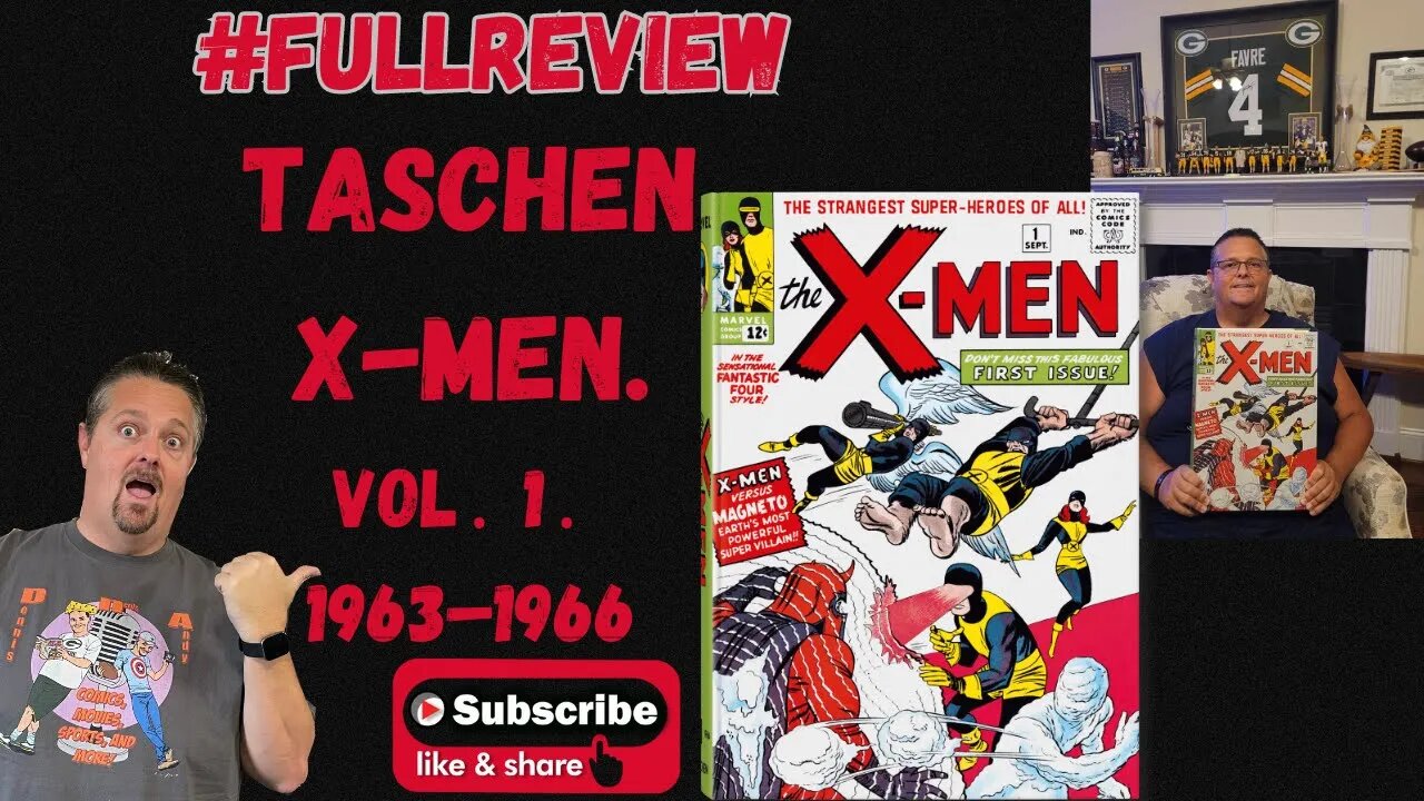 Review of TASCHEN X-Men. Vol․ 1․ 1963–1966 HardCover #fullreview 11.0 x15.6 in. Stan Lee, Jack Kirby