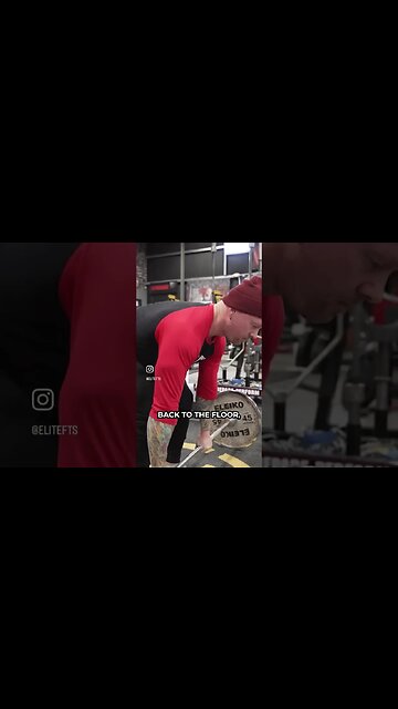 TRY THIS BEFORE YOU DEADLIFT | PENDLAY ROW HOW: TO ✅🫡 #elitefts #deadlift
