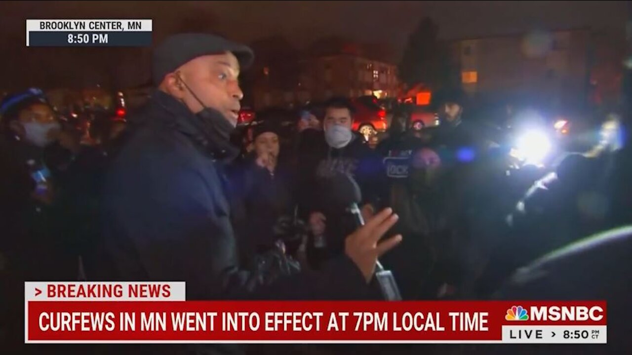 Violent Protestors Scream at MSNBC Reporter: "Get the F*** Outta Here!"