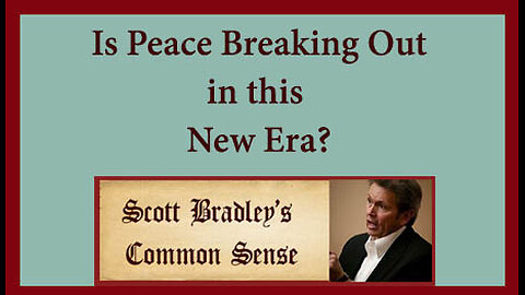 Is Peace Breaking Out in this New Era?