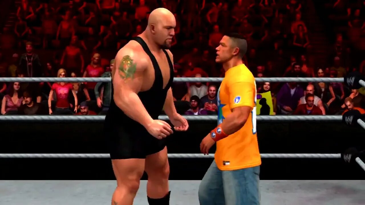 WWE SmackDown vs. Raw 2011 Gameplay John Cena vs Big Show