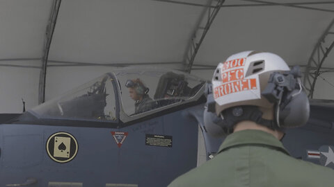 U.S. Marines with Marine Aircraft Group 14 maintain AV-8B Harrier II aircraft Short