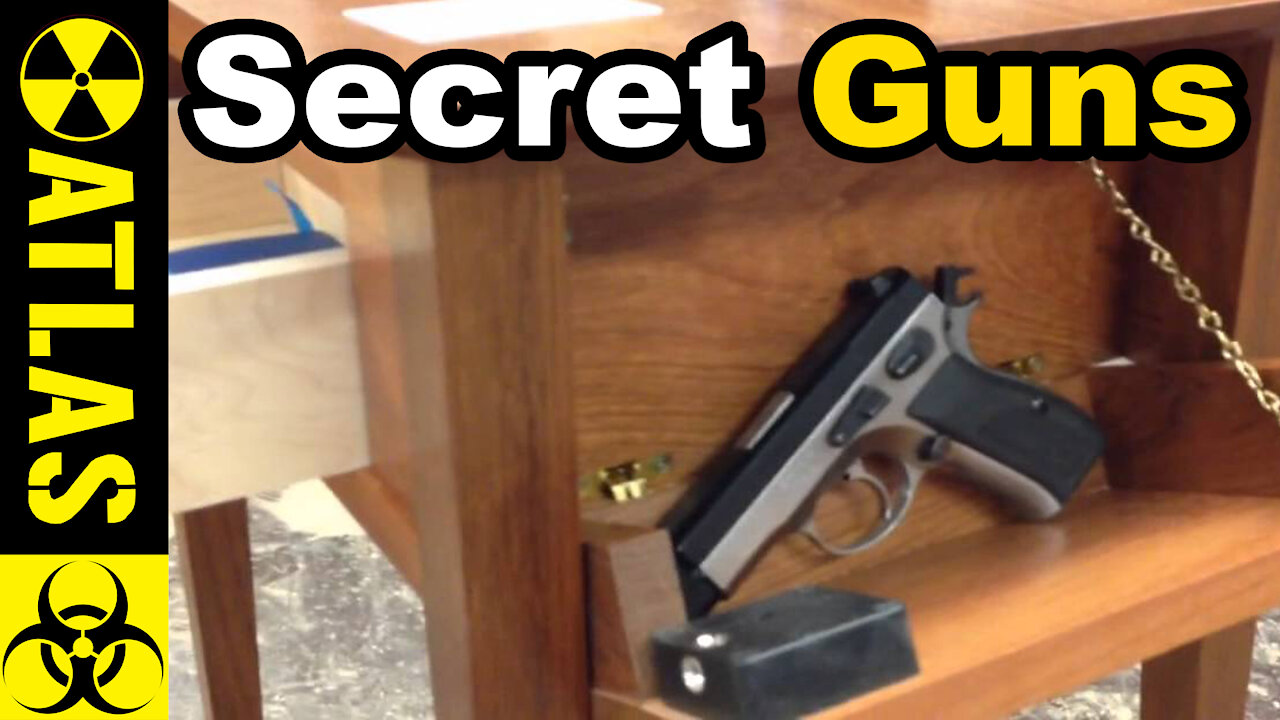 Hidden Guns in "Secret Compartment Furniture"