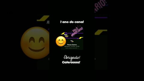 1 ano do Canal Panças Gamers!!! 🎉🎉🎉 Só gratidão! Muito obrigado a todos! #shorts #niver #1anoDeCanal