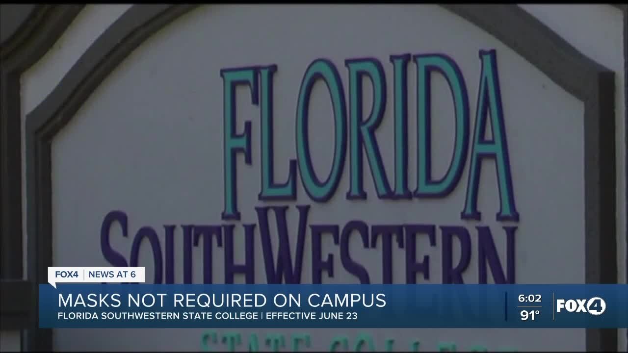 Masks Optional at FSW Beginning June 23