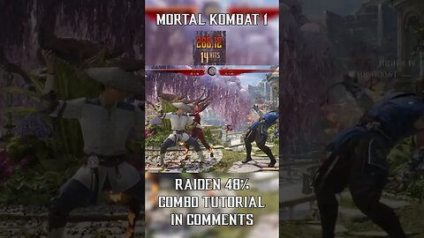 FULL RAIDEN Combo Tutorial IN COMMENTS! #mk1 #combotutorial #shorts