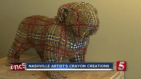 Nashville Artist Thinks Outside Box With Crayons