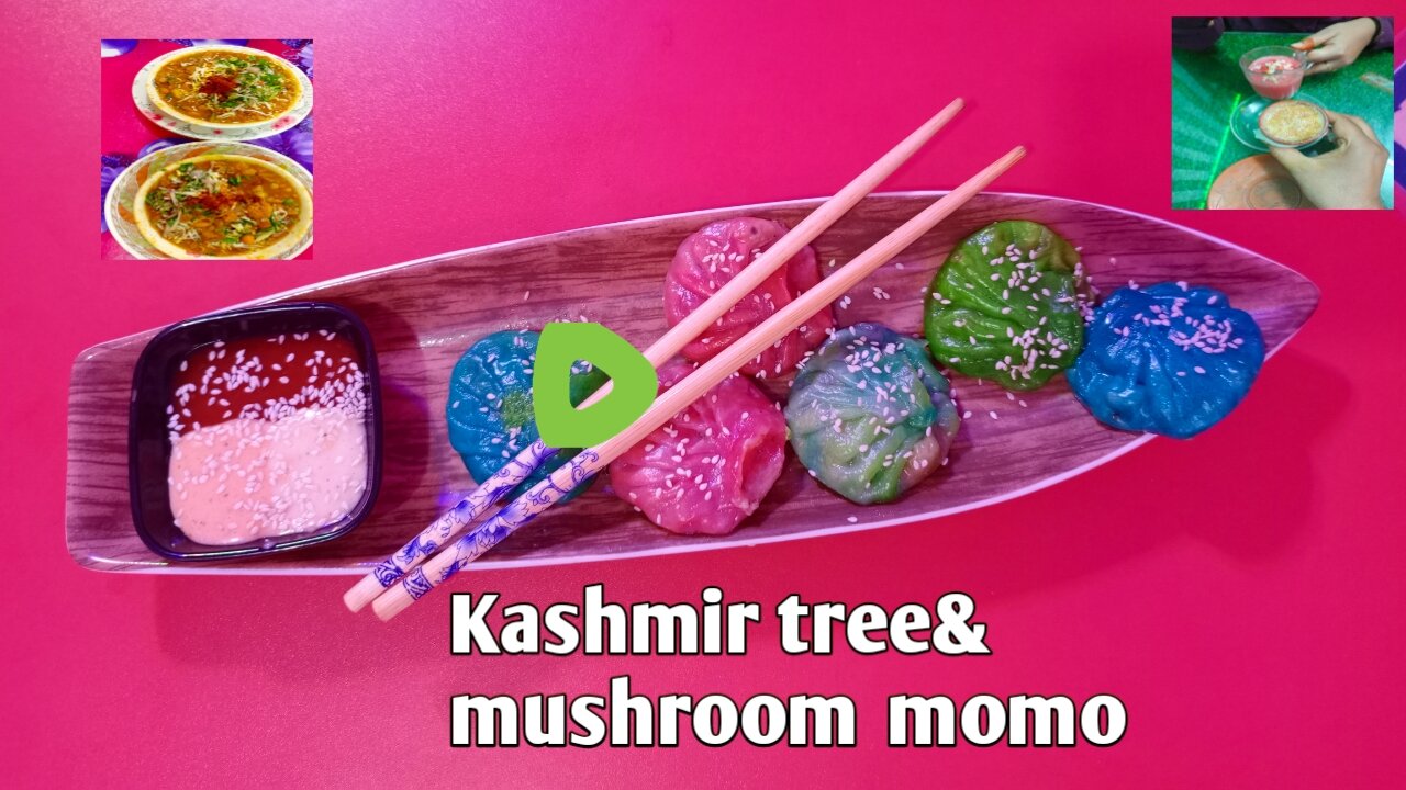 Kashniri tea&mushroom momo just awesome!