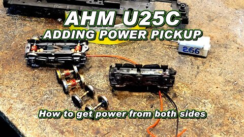 AHM U25C Rivarossi power pickup both sides