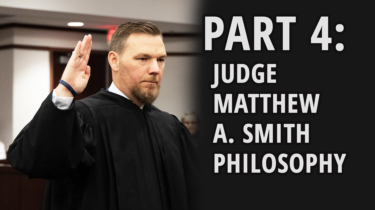 Judge Matthew A. Smith philosophy | Federalist Papers