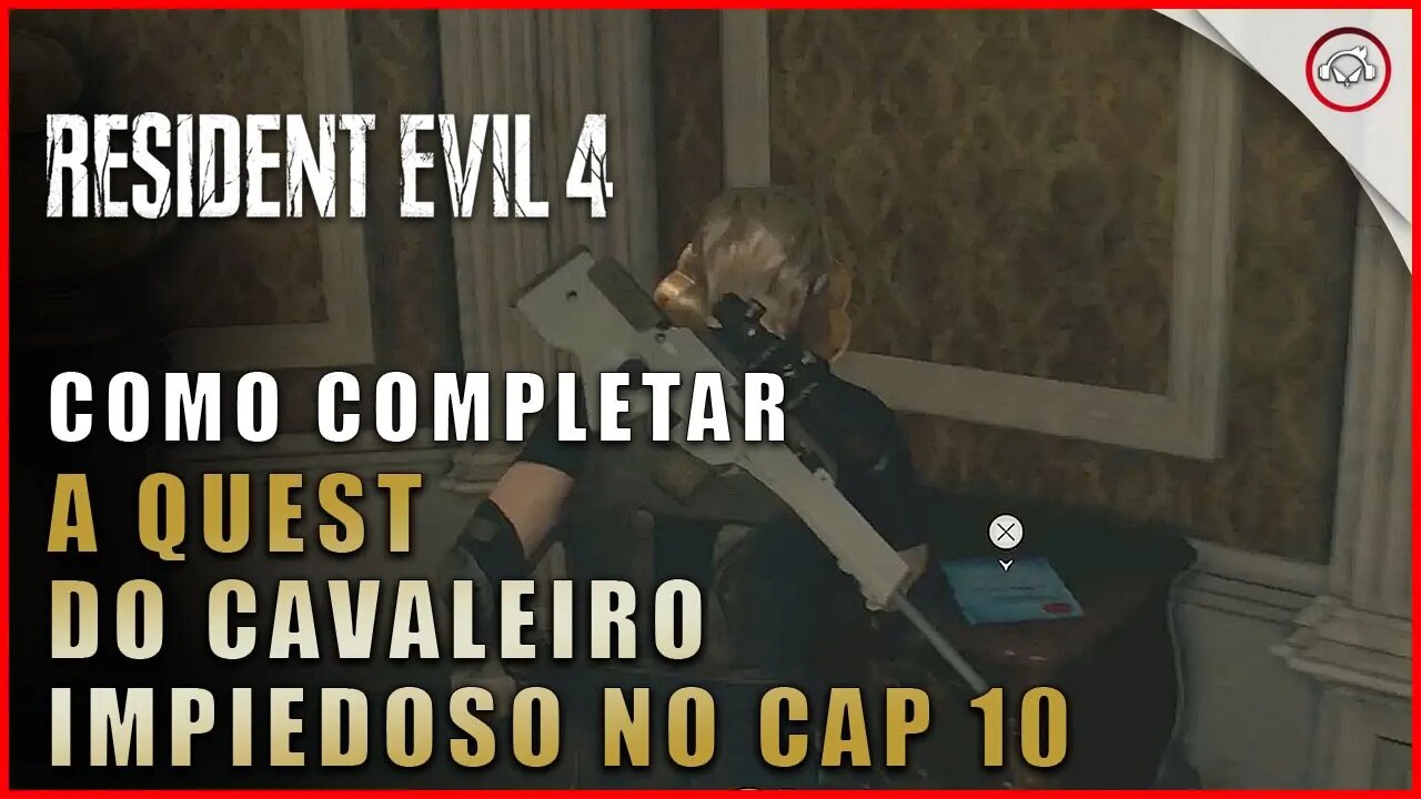 Resident Evil 4 Remake, Como completar a quest Cavaleiro Impiedoso no Cap 10 | Super-Dica