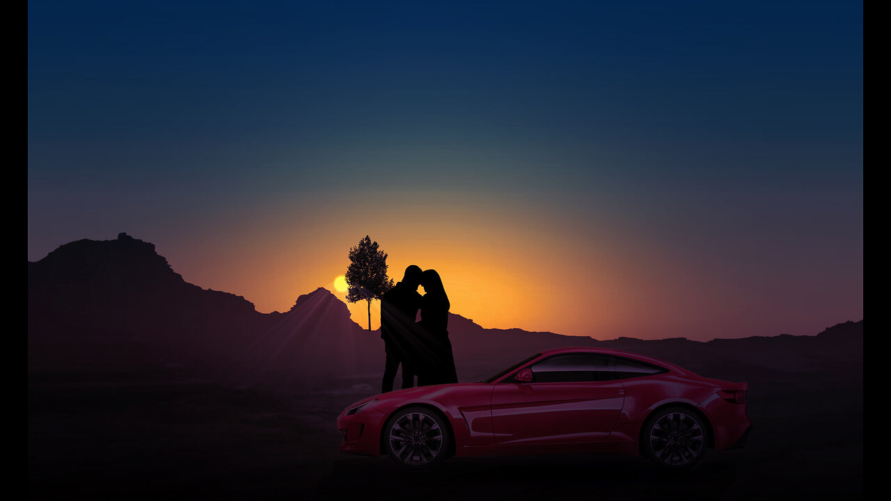 wedding Couple silhouette