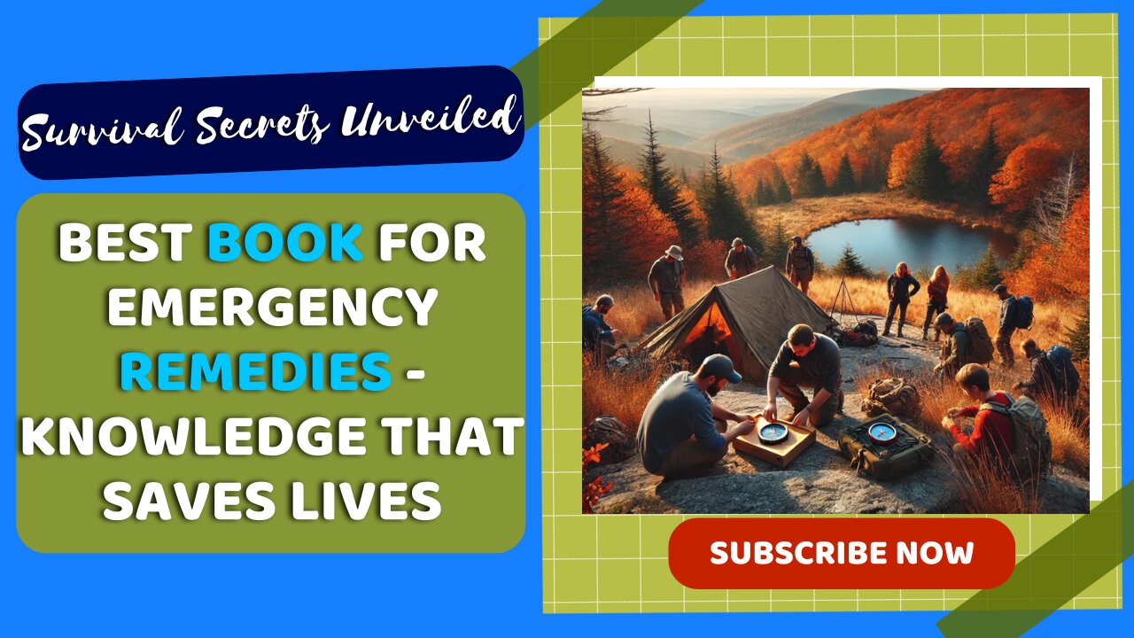 Survival Secrets Unveiled: Best Book for Emergency Remedies - Knowledge That Saves Lives!