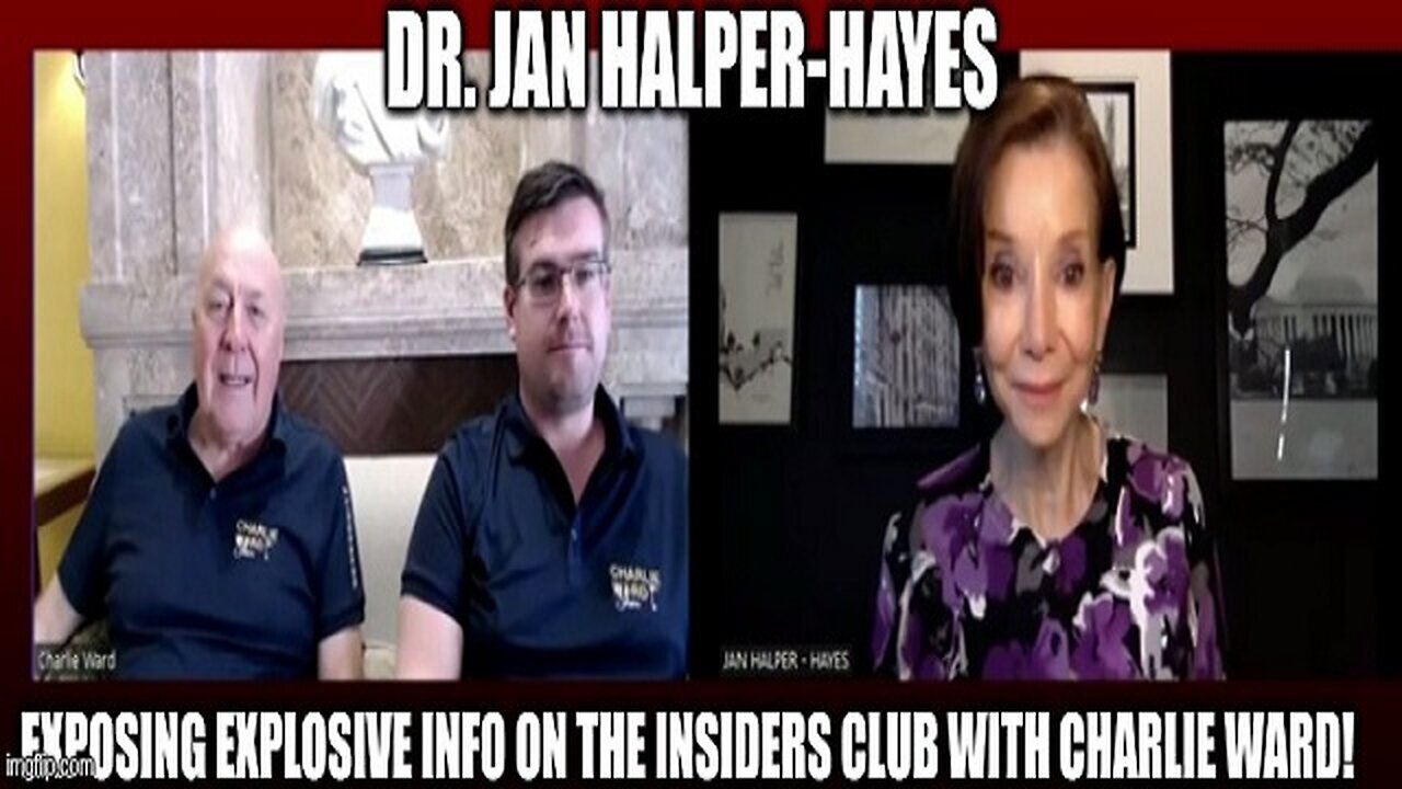 Dr. Jan Halper-Hayes: Exposing Explosive Info on the Insiders Club With Charlie Ward 12/24/23..